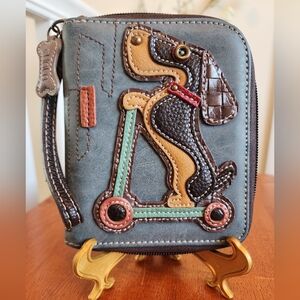 Chala Weiner Dog-Themed Wristlet/Wallet, NWOT